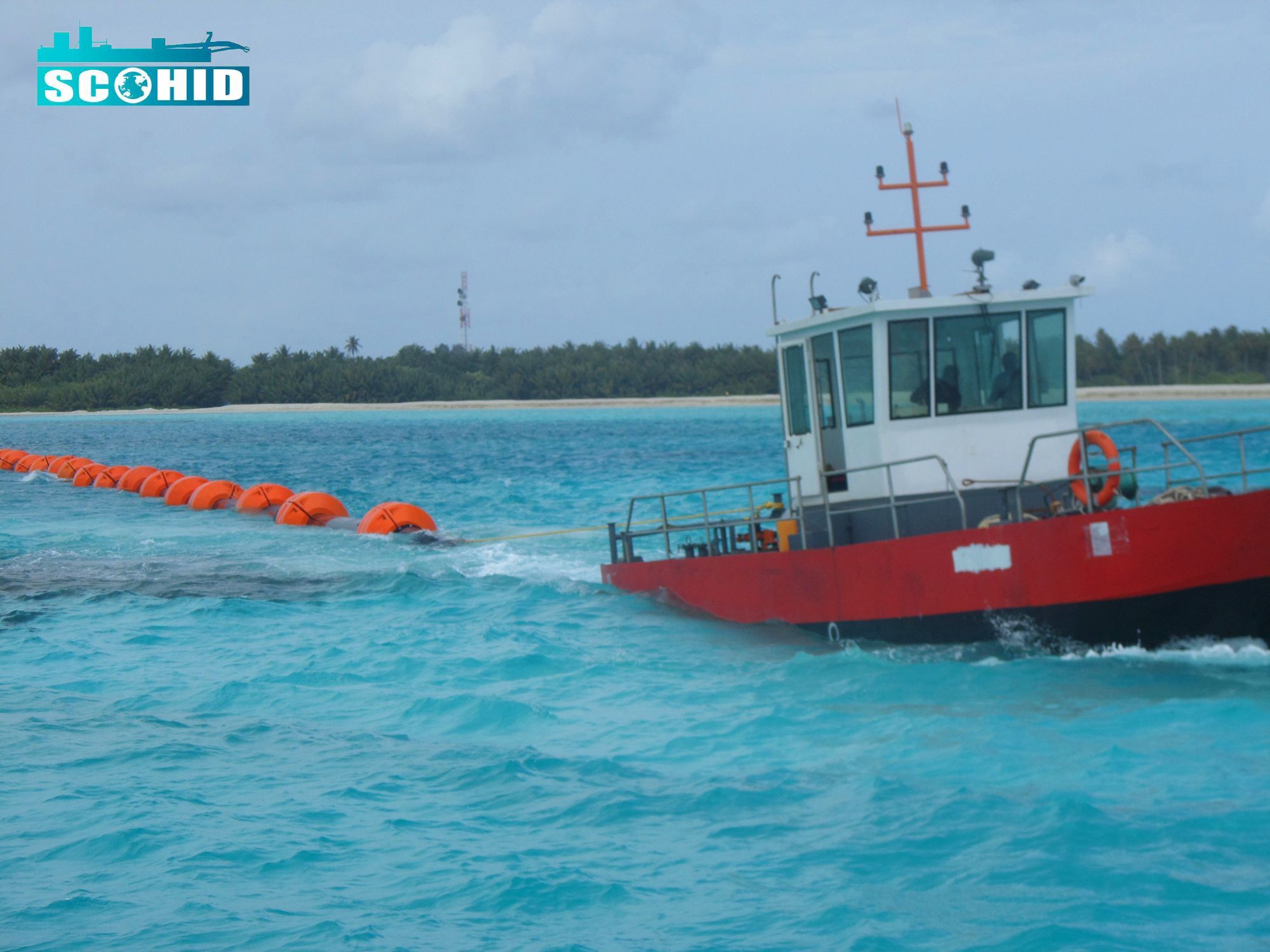 Towing tug boat/work boat are essential for dredging operations