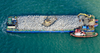 Rugged Hull for Years of Use Lake Dredging hopper barges carrying silt for Nice Price