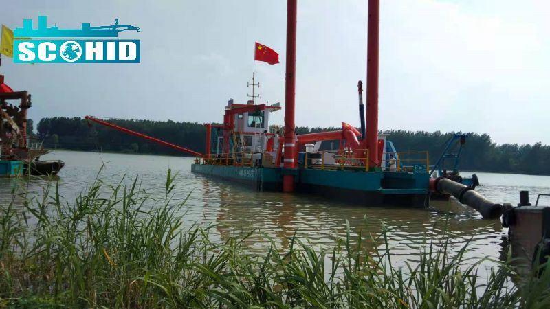High Quality Diesel Cutter Suction Dredger 4518 in the river 