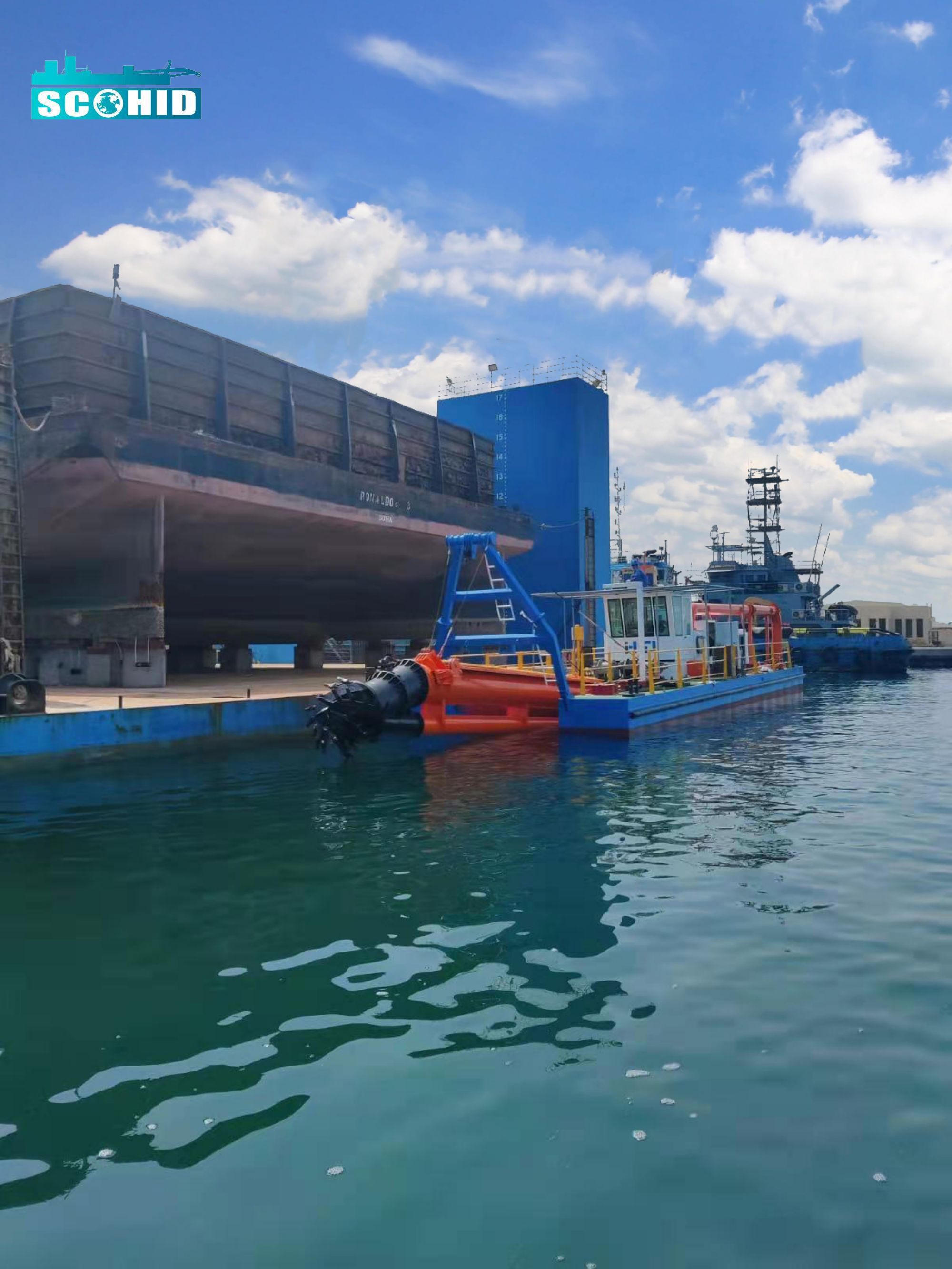SCO HID-CSD-3012 Cutter Suction Dredger for sand/coral reefs mining