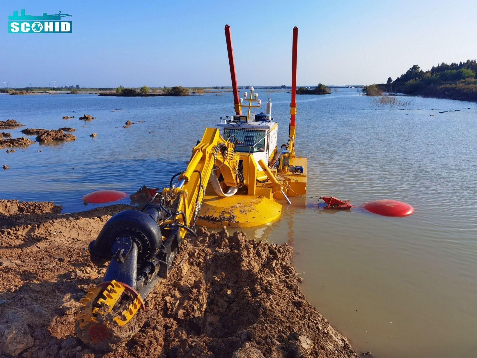 Smart Solution for Shallow Water Dredging with 6.5m Dredging Depth 600m3/H Flow Capacity 