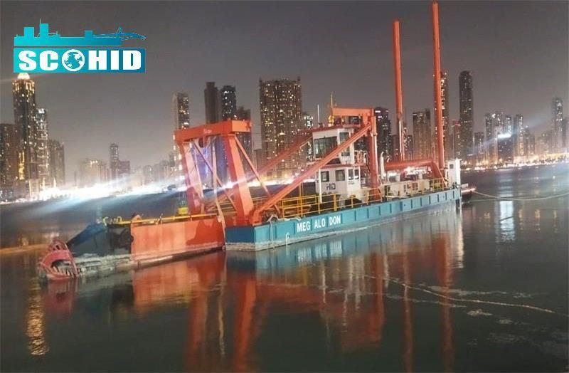 High Quality Diesel Cutter Suction Dredger 4518 in the river 