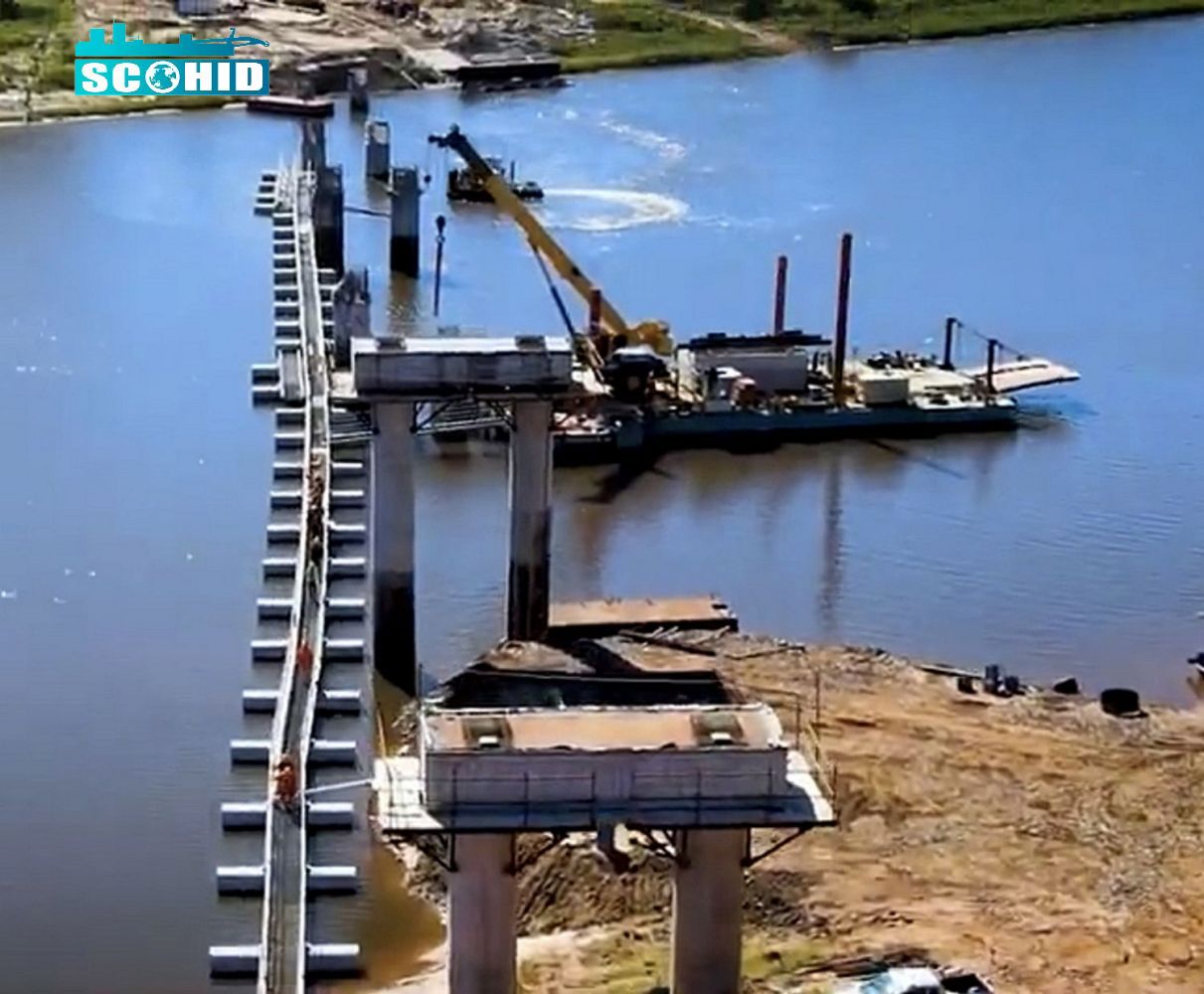 Uesd in The Lake Transporting Heavy Equipment Floating Pontoon Modular Pontoon Barge with Trustworthy Price