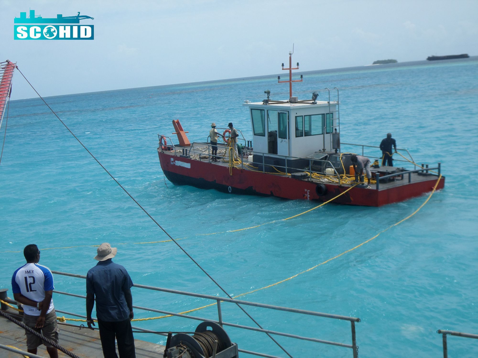Towing tug boat/work boat are essential for dredging operations