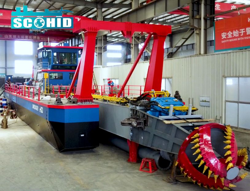 7000 Discharge Distance Hydraulic Dredger for Port Construction