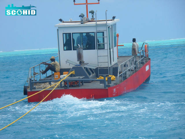 Towing tug boat/work boat are essential for dredging operations