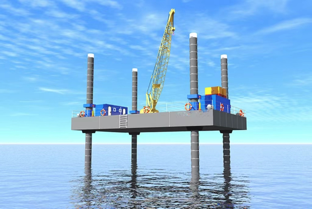 Customized 100tons-800tons Jack-up Barge for Sale