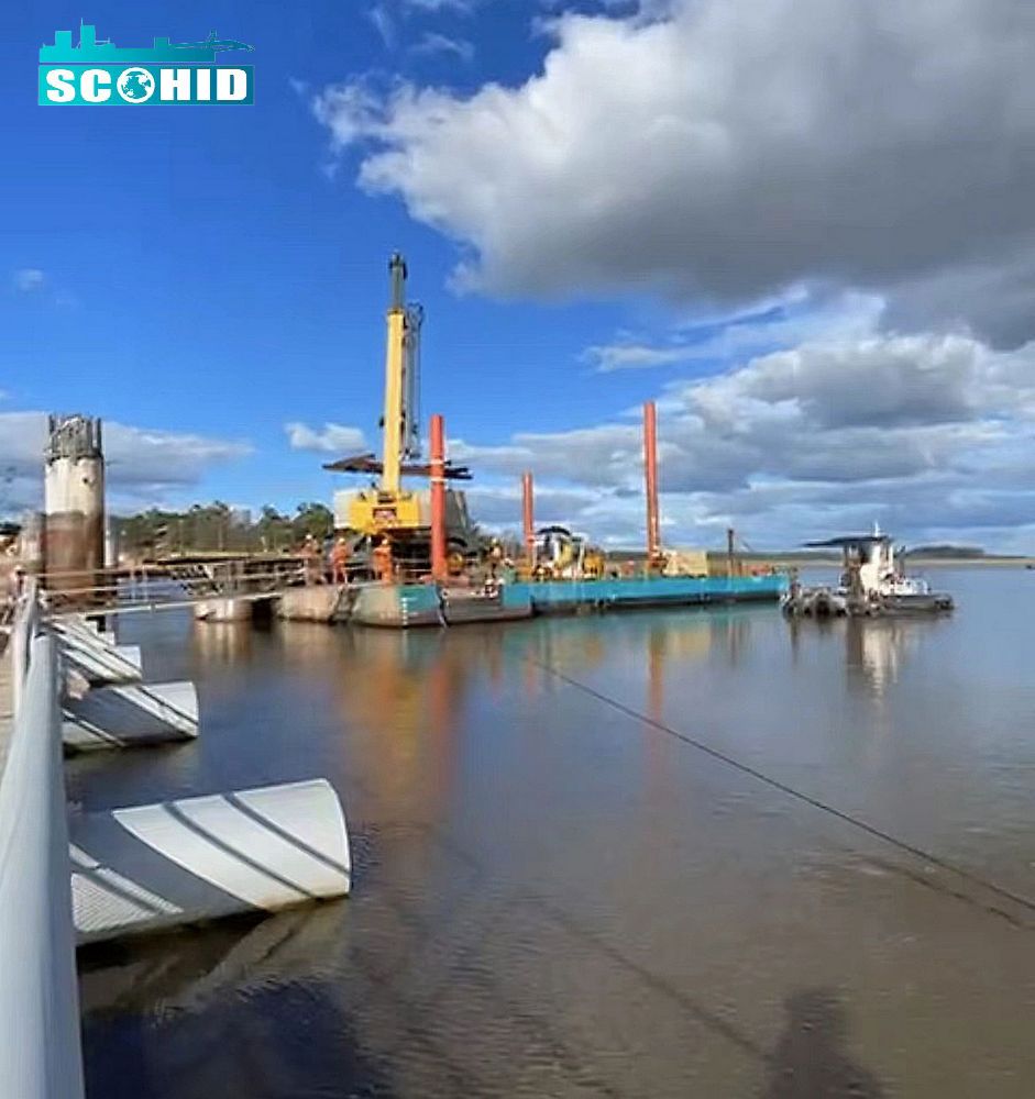 Uesd in The Lake Transporting Heavy Equipment Floating Pontoon Modular Pontoon Barge with Trustworthy Price