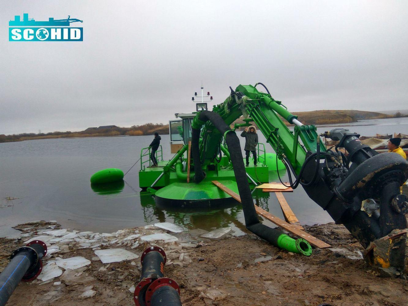 Amphibious Multifunctional Dredger with 5 Changeable Attachments