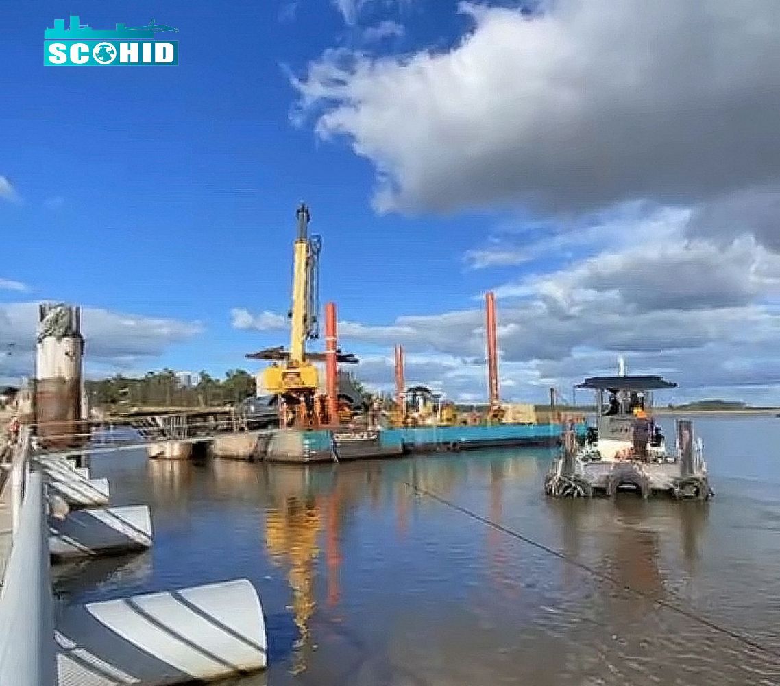 Uesd in The Lake Transporting Heavy Equipment Floating Pontoon Modular Pontoon Barge with Trustworthy Price