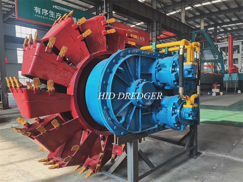 SCO HID Design Good Performance Bucket Wheel Dredger used for dredging river sand and mud.