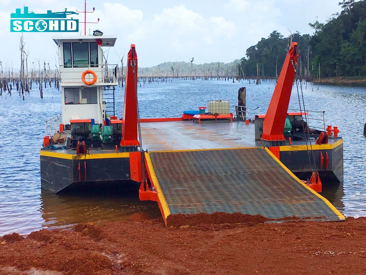 Sufficient Deliver in Time barges carrying silt for Various Barge Logistic Transportation/Parking