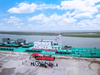 Tin mining vessels were successfully exported to Indonesia for tin mining