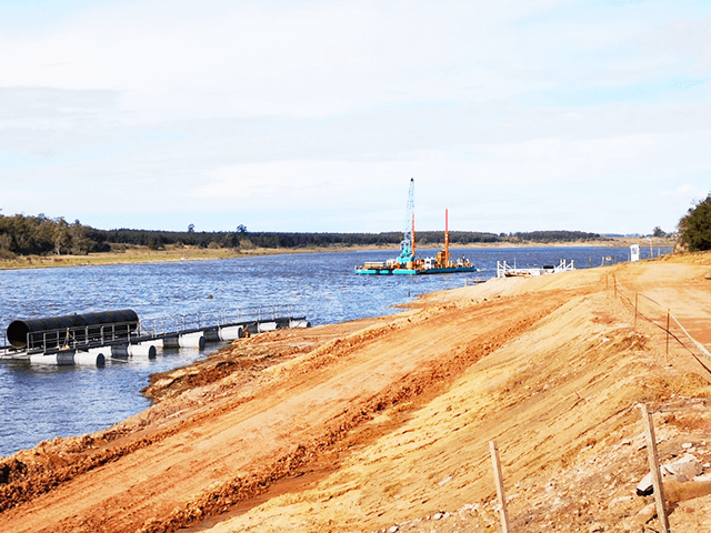 Barge 30m Middle Size with 250t Loading Capacity Equipment Transportiation Barge for Lake/River/Sea Cargos Transportation