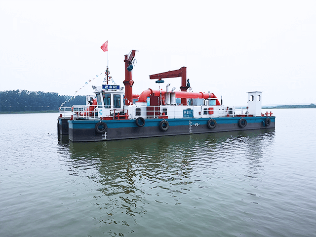 Booster Pump on Shore for 20 Inch Cutter Suction Dredger