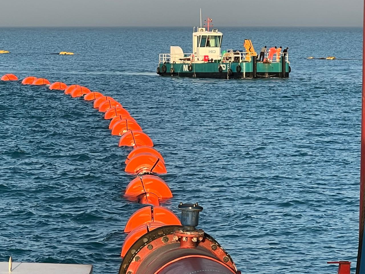 Recently, the tugboats produced by SCO HID Shipyard have officially started to be used at the oil terminal of the Alajah Wharf in the Caspian Sea