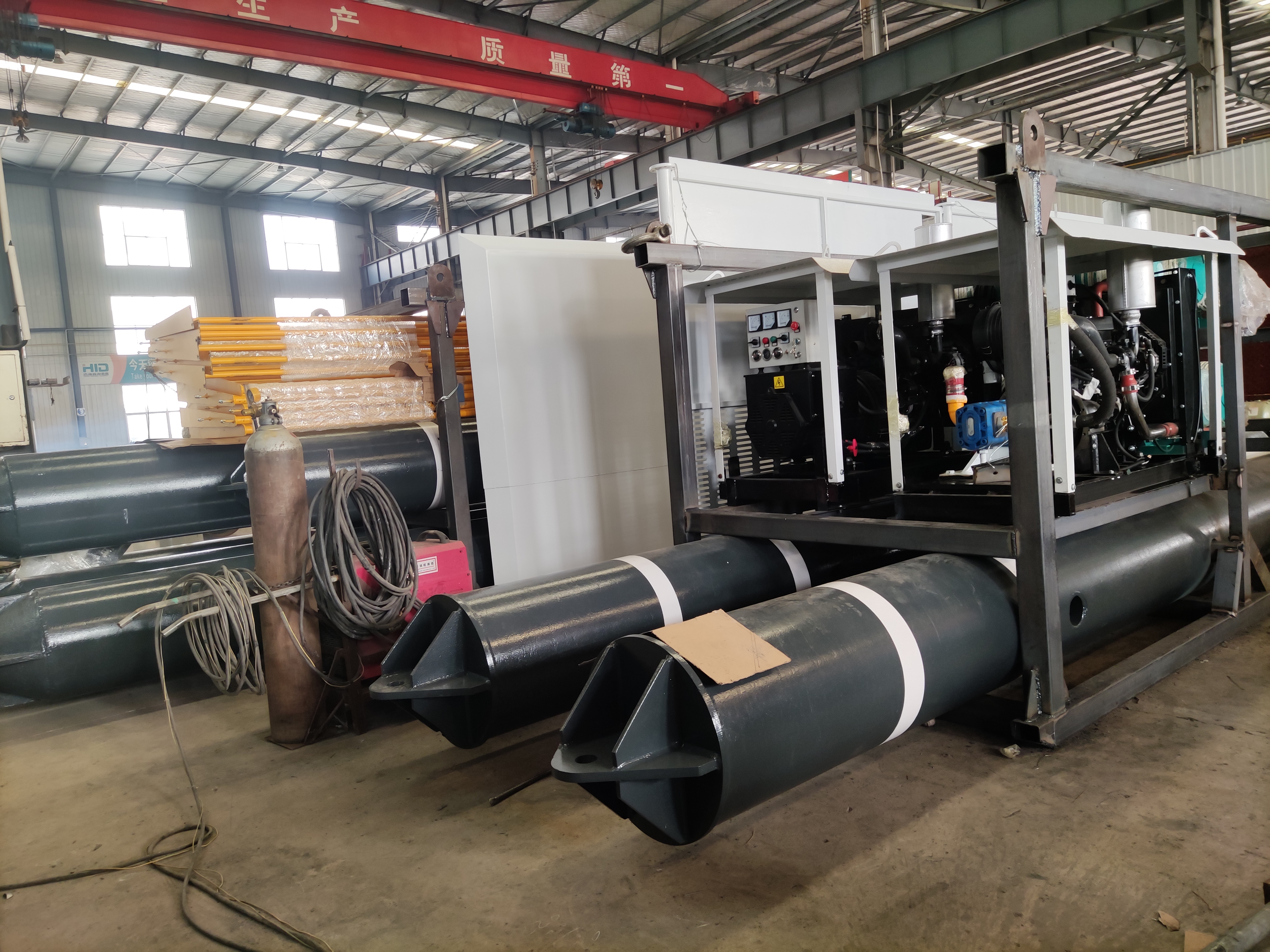Modular Pontoon Barge with High Speed Performance for Sale
