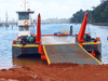 Self Propelled 200t Heavy Equipment Logistic Transportation Barges for River/Lake 